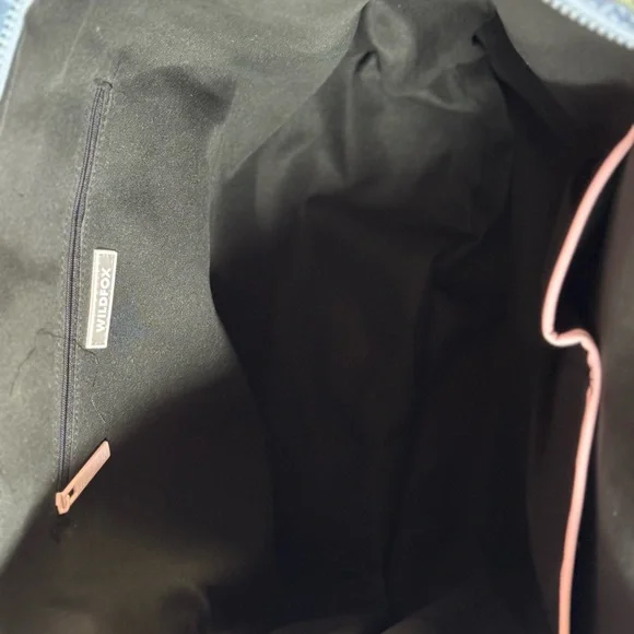 Brand New SEALED Wildfox Blue Puffy Tote Overnight Bag Diaper Beach GREAT GIFT - Picture 7 of 8